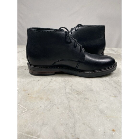 Clarks Collection Paulsen Chukka Boot Men’s 7 Black Leather - Picture 4 of 10